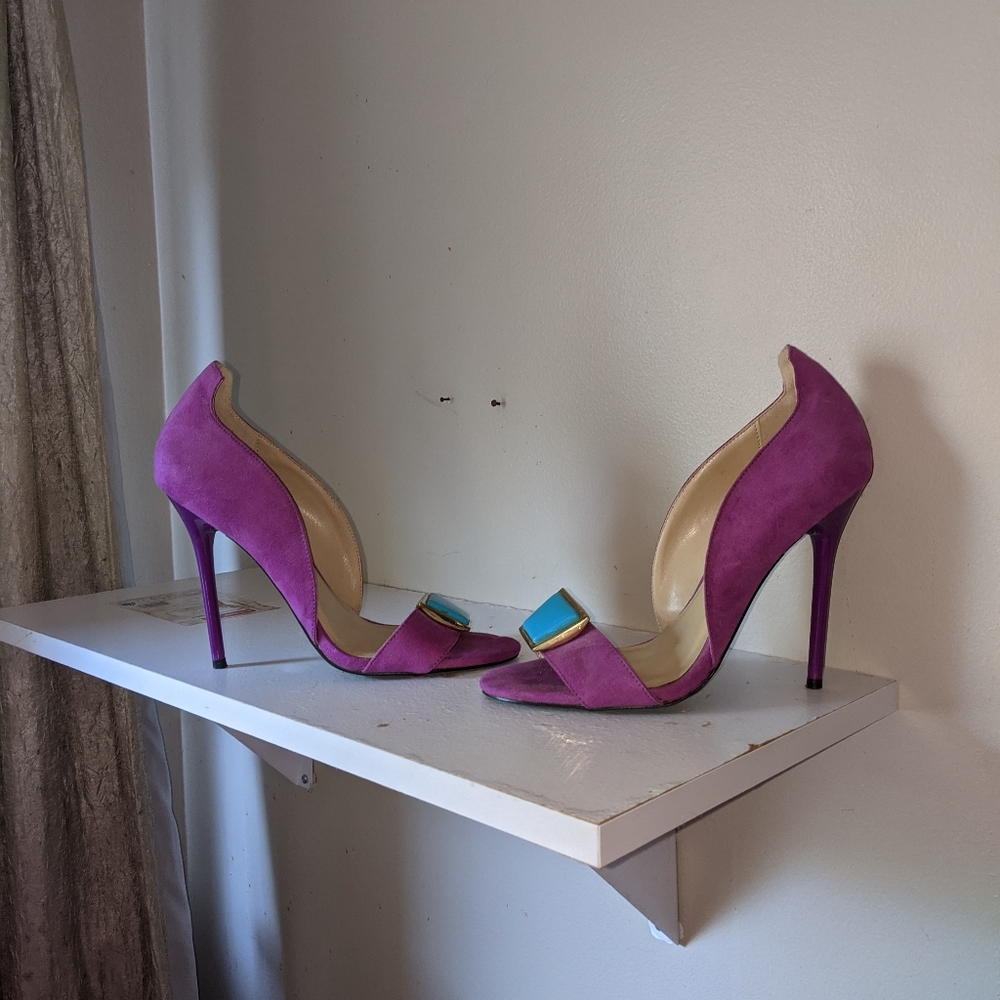 Purple and Blue Heels